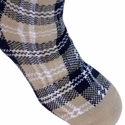 Trespass Unisex Adult Fergus Checked Socks - 7 UK-11 UK, Soft Stone