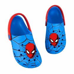 Spider-Man Boys Printed Clogs - 10 UK Child, Blue/Red