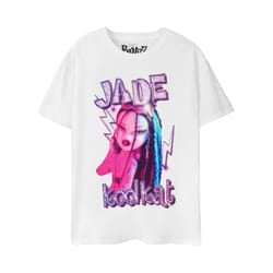 Bratz Womens/Ladies Kool Kat Jade T-Shirt - 3XL, White