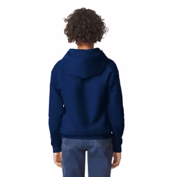 Gildan Childrens/Kids Softstyle Plain Midweight Hoodie - 3-4 Years, Navy