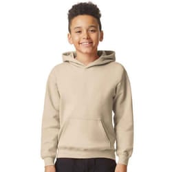 Gildan Childrens/Kids Softstyle Plain Midweight Hoodie - 3-4 Years, Sand