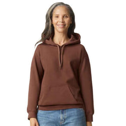 Gildan Unisex Softstyle Midweight Hoodie - S, Cocoa