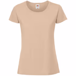 Fruit Of The Loom Womens/Ladies Iconic Ringspun Cotton T-Shirt - XXL, Desert Sand