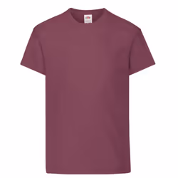Fruit of the Loom Childrens/Kids Original Cotton T-Shirt - 3-4 Years, Burgundy