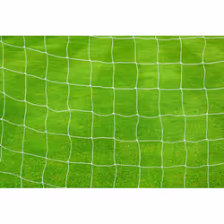 Precision Knotted Football Net (Pack of 2) - 6ft x 12ft, White