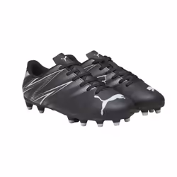 Puma Childrens/Kids Attacanto Football Boots - 5 UK, Black/Silver