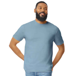Gildan Mens Short Sleeve Soft-Style T-Shirt - 2XL, Stone Blue