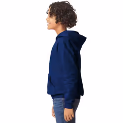 Gildan Childrens/Kids Fleece Midweight Hoodie - XS, Navy