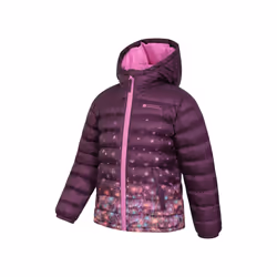 Mountain Warehouse Childrens/Kids Seasons Dandelions Padded Jacket - 3-4 Years, Purple