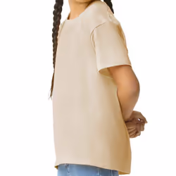 Gildan Childrens/Kids Cotton Lightweight T-Shirt - 12-13 Years, Sand