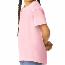 Gildan Childrens/Kids Plain Lightweight T-Shirt - 5-6 Years, Light Pink