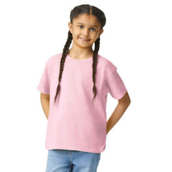 Gildan Childrens/Kids Plain Lightweight T-Shirt - 12-13 Years, Light Pink
