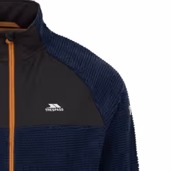 Trespass Mens Cranwell Fleece Jacket - S, Blue Smoke