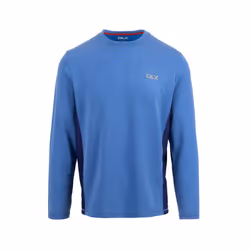 Trespass Mens Charlie Long-Sleeved T-Shirt - L, Blue Marl