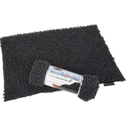 Scruffs Noodle Dog Drying Mat - 90cm x 60cm, Grey