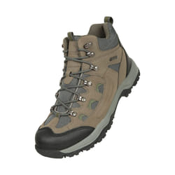Mountain Warehouse Mens Adventurer Waterproof Hiking Boots - 7.5 UK, Khaki