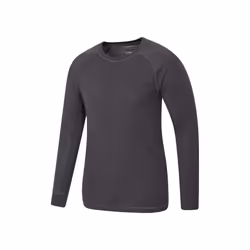 Mountain Warehouse Mens Talus Base Layer Top (Pack of 2) - 3XL, Charcoal