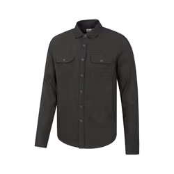 Mountain Warehouse Mens Trace Flannel Long-Sleeved Shirt - M, Green