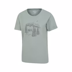 Mountain Warehouse Womens/Ladies Forest Bear Organic Loose Fit T-Shirt - 16 UK, Khaki Green