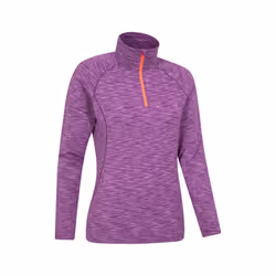 Mountain Warehouse Womens/Ladies Bend & Stretch Half Zip Midlayer - 20 UK, Berry