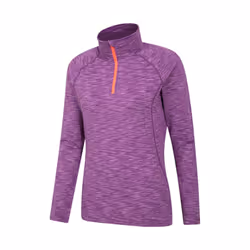 Mountain Warehouse Womens/Ladies Bend & Stretch Half Zip Midlayer - 20 UK, Berry