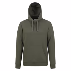 Mountain Warehouse Mens Dorset Plain Hoodie - XS, Khaki Green