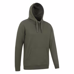 Mountain Warehouse Mens Dorset Plain Hoodie - XS, Khaki Green