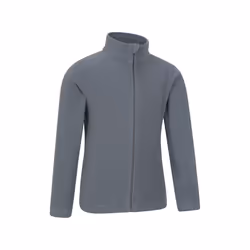 Mountain Warehouse Childrens/Kids Camber II Full Zip Fleece Jacket - 3-4 Years, Medium Grey