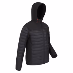 Mountain Warehouse Mens Turbine II Padded Soft Shell Jacket - 3XL, Black