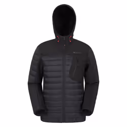 Mountain Warehouse Mens Turbine II Padded Soft Shell Jacket - 4XL, Black