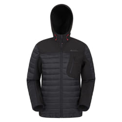 Mountain Warehouse Mens Turbine II Padded Soft Shell Jacket - 4XL, Black