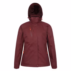 Mountain Warehouse Womens/Ladies Bracken Extreme 3 in 1 Waterproof Jacket - 20 UK, Burgundy