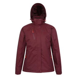 Mountain Warehouse Womens/Ladies Bracken Extreme 3 in 1 Waterproof Jacket - 20 UK, Burgundy