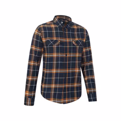Mountain Warehouse Mens Trace Flannel Long-Sleeved Shirt - 4XL, Bright Blue