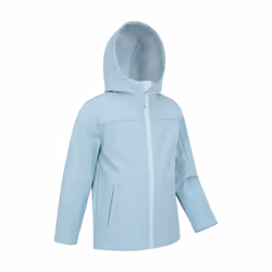 Mountain Warehouse Childrens/Kids Water Resistant Soft Shell Jacket - 11-12 Years, Pale Blue