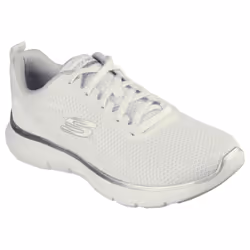 Skechers Womens/Ladies Flex Appeal 5.0 Uptake Contrast Trainers - 5 UK, White/Silver