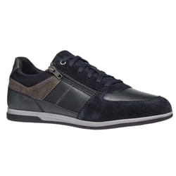 Geox Mens U Renan B Suede Trainers - 7 UK, Navy/Grey