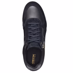 Geox Mens U Renan B Suede Trainers - 7 UK, Navy/Grey