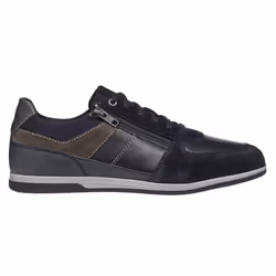 Geox Mens U Renan B Suede Trainers - 7 UK, Navy/Grey