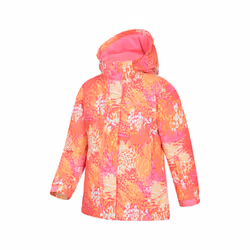 Mountain Warehouse Childrens/Kids Snowdrop Watercolour Ski Jacket - 13 Years, Bright Orange