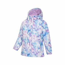Mountain Warehouse Childrens/Kids Snowdrop Watercolour Ski Jacket - 3-4 Years, Pale Pink