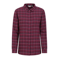 Mountain Warehouse Womens/Ladies Balsam Brushed Flannel Longline Shirt - 14 UK, Burgundy
