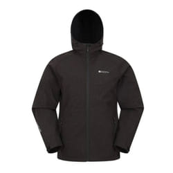 Mountain Warehouse Mens Exodus Showerproof Soft Shell Jacket - XS, Charcoal