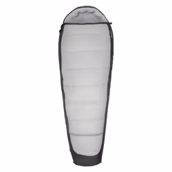 Mountain Warehouse Unisex Adult Left Zip Winter Mummy Sleeping Bag - 215cm, Grey