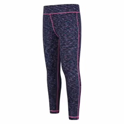 Mountain Warehouse Girls Kayleigh II Space Dye Leggings - 3-4 Years, Indigo