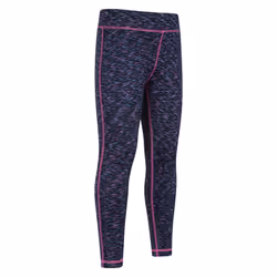 Mountain Warehouse Girls Kayleigh II Space Dye Leggings - 3-4 Years, Indigo