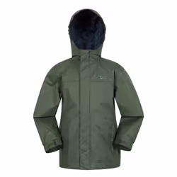 Mountain Warehouse Childrens/Kids Torrent Taped Seam Waterproof Jacket - 11-12 Years, Green