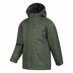 Mountain Warehouse Childrens/Kids Torrent Taped Seam Waterproof Jacket - 11-12 Years, Green