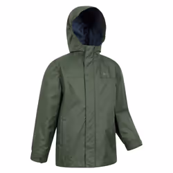 Mountain Warehouse Childrens/Kids Torrent Taped Seam Waterproof Jacket - 5-6 Years, Green