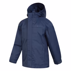 Mountain Warehouse Childrens/Kids Torrent Taped Seam Waterproof Jacket - 7-8 Years, Navy